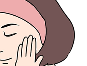 弾力のある肌を維持する