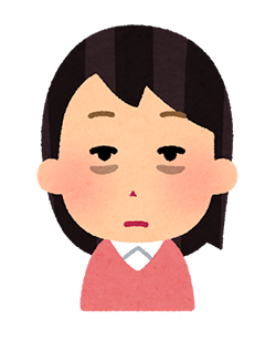 目のクマ